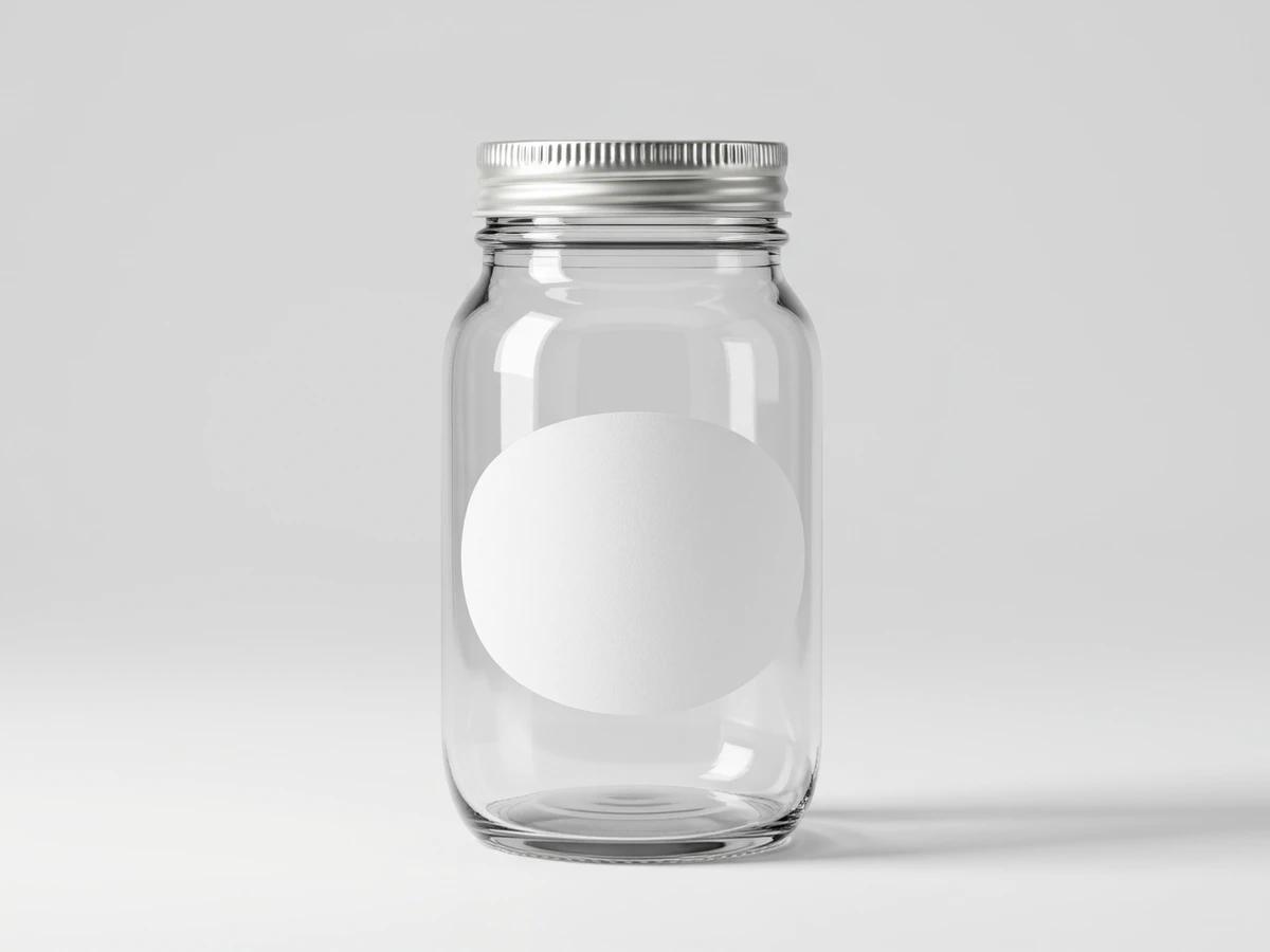 Mason Jar Labels (12 labels) - blank