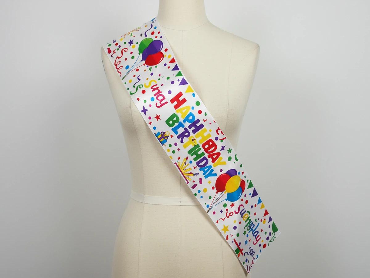 Custom Ribbon Sash